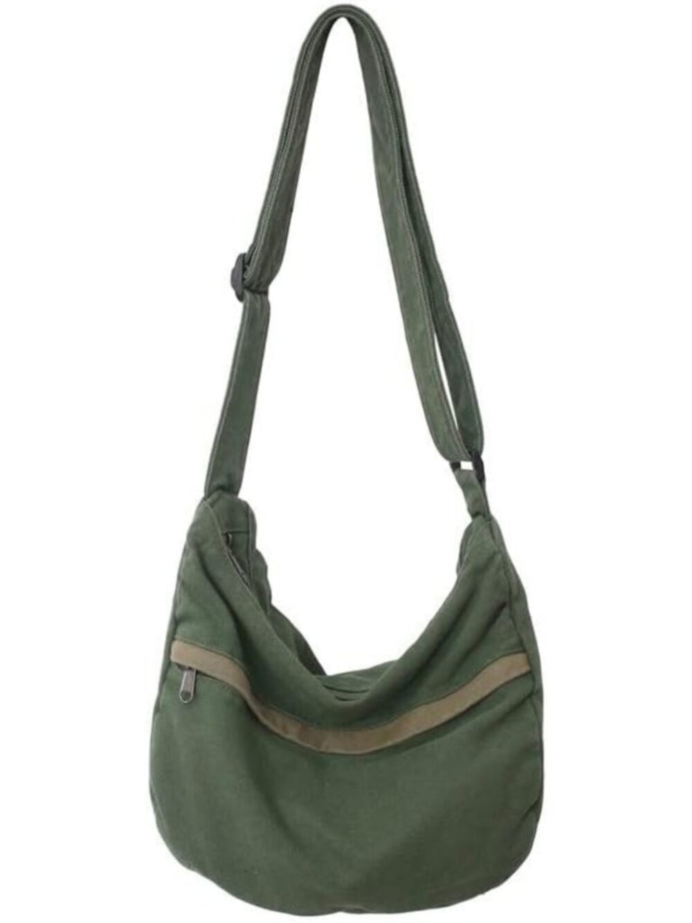 Vintage Aesthetic Canvas Crossbody Messenger Bag for Women - Stylish Tote